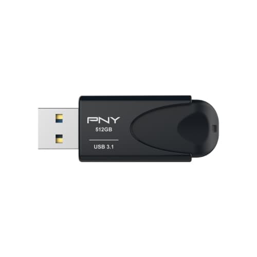 PNY USB Attache 4 3.1 512GB / Lectura 80 Mb/s
