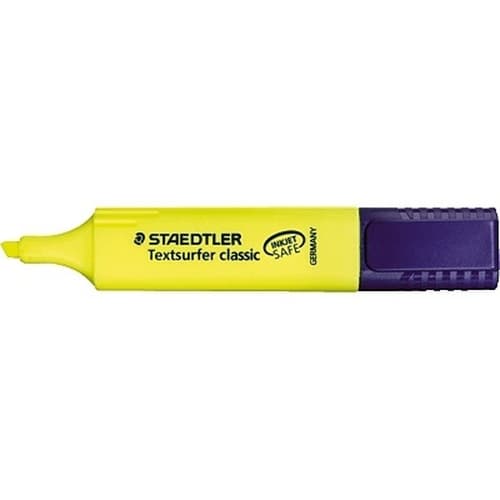 STAEDTLER MARCADOR FLUORESCENTE TEXTSURFER CLASSIC AMARILLO -10U-