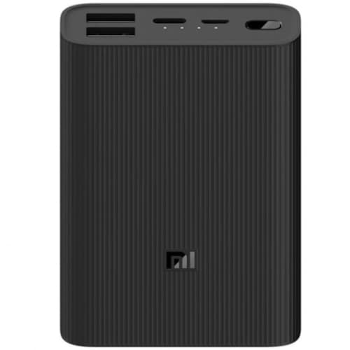 Xiaomi - Powerbank 10000mAh Mi Power Bank 3 Ultra Compact - Negra