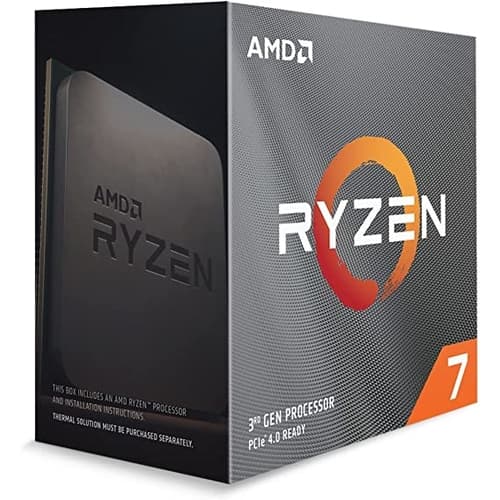 AMD Ryzen 7 5700X - Socket AM4 - 3.4 GHz (4.6 GHz max) - 8 cores - 32 MB - 65W - Sin gráfica - En caja - Sin ventilador