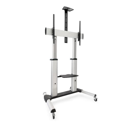 SOPORTE SUELO CON RUEDAS MONITOR/TV 60-100 TOOQ PLATA