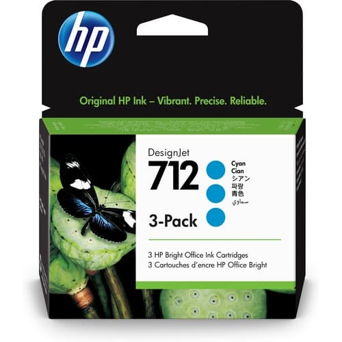 HP CARTUCHO Nº712 CIAN DESIGNJET T200 / T600- N 712 *PACK 3*