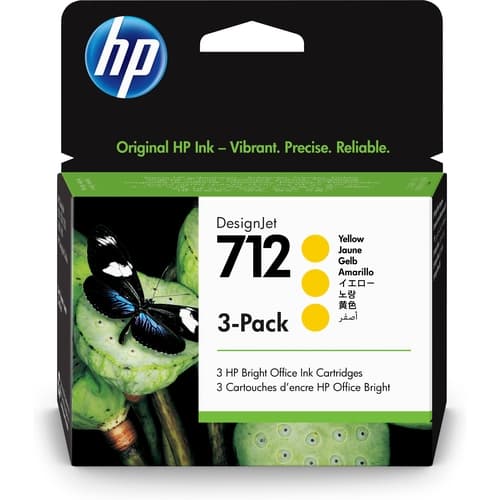 HP CARTUCHO Nº712 AMARILLO DESIGNJET T200 / T600- N 712 *PACK 3*