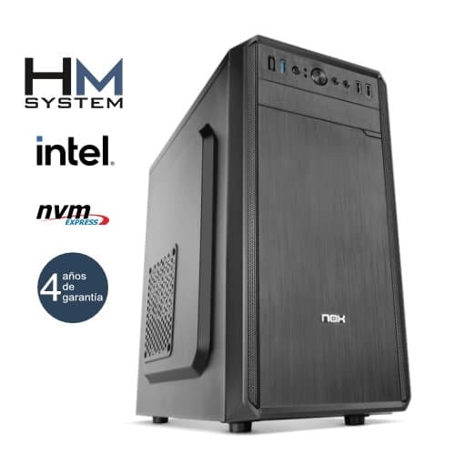 HM System Solano C9+ - Minitorre MT - 13ª gen - Intel Core i5 13400 - 16GB DDR4 - 500GB SSD M.2 NVMe - 4 años garantía - 30 días DOA