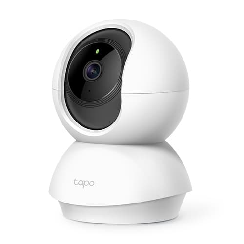 TP-Link Camara de Seguridad IP WiFi FullHD 1080p - Vision Nocturna - Deteccion de Movimiento - Vision Panoramica 360º - Control por Voz