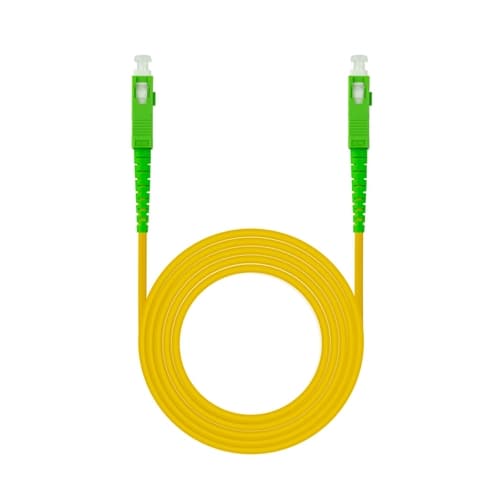 CABLE FIBRA SC/APC-SC/APC MONOMODO LSZH AMARIL.30M
