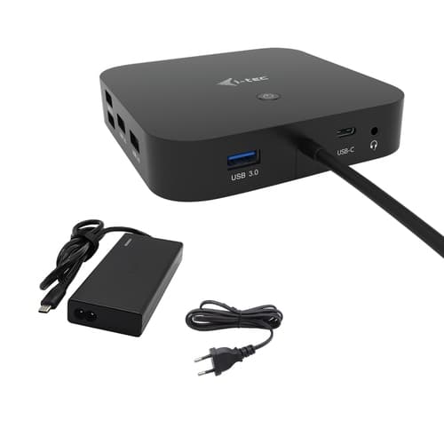i-tec USB Type-C - 65 W - 2 Pantallas admitidas - 4K - 3840x2160 - 2xUSB 2.0 - 3xUSB 3.0 - 3xUSB Tipo-C - 1xRJ45 - 1xHDMI - 1xDP