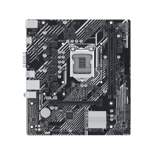 Placa base 1200 microATX Asus Prime H510M-K R2.0 - 2xDDR4 (Hasta 64 Gb 3200 Mhz OC) - 1 x M.2 Gen3 - 4 x SATA - USB 3.2 (4/2) - USB 2.0 (2/2) - VGA - HDMI