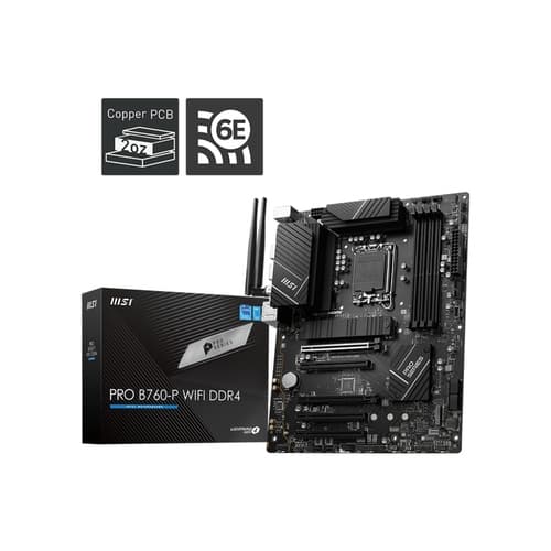 MSI Placa Base PRO B760-P WIFI DDR4 ATX LGA1700