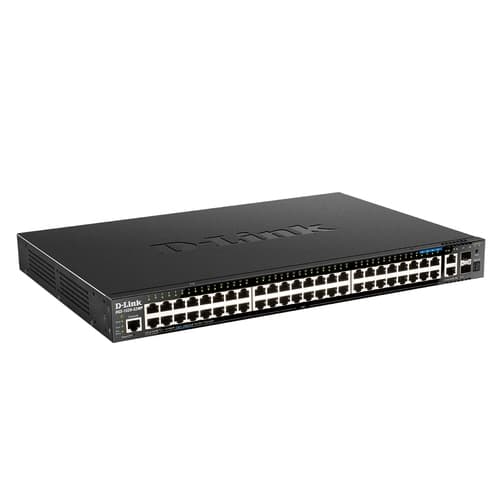 SWITCH GESTIONABLE D-LINK L3 STAKABLE DGS-1520-52MP/E 44P GIGA POE (370W)+ 4P 2.5GIGA POE+ 2P 10G + 2P 10G SFP