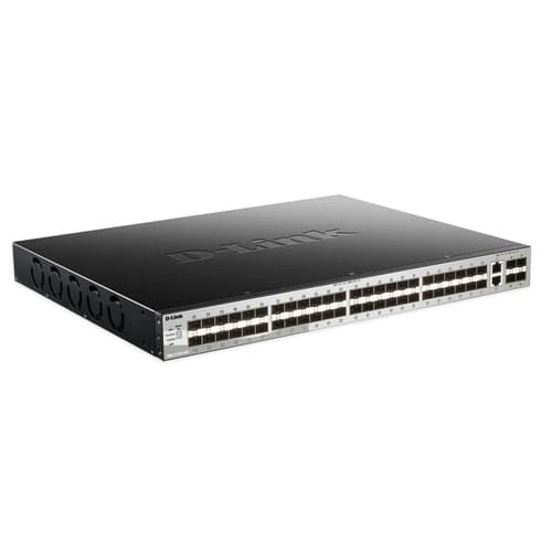 SWITCH GESTIONABLE L3 D-LINK STACKABLE DGS-3130-54S/SI  48P SFP+ 2P 10G + 4P 10G SFP+