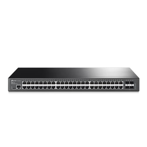 SWITCH GESTIONABLE L2 TP-LINK TL-SG3452 48P GIGA L2 MAS 4 RANURAS GIGABIT SFP PUERTO DE CONSOLA RJ45/MICRO-USB RACK 1U 19