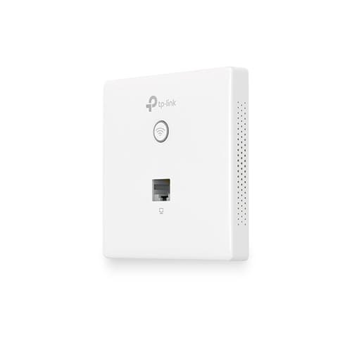 PUNTO DE ACCESO WIFI TP-LINK EAP115-WALL CON PLACA DE PARED 300MB EN 2,4GHZ POE PASIVO 2 ANT. INTERNA GESTION CENTRALIZADA