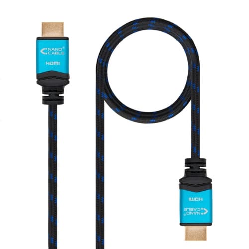 CABLE HDMI V2.0 4K@60Hz 18Gbps A/M-A/M NEGRO 0.5 M