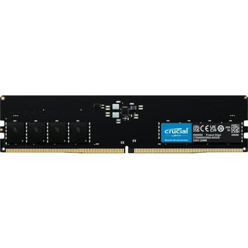 Crucial - DDR5 - 16GB - DIMM de 288 espigas - sin búfer - 5600 MHz / PC5-44800 - CL46 - 1.1 V - no ECC