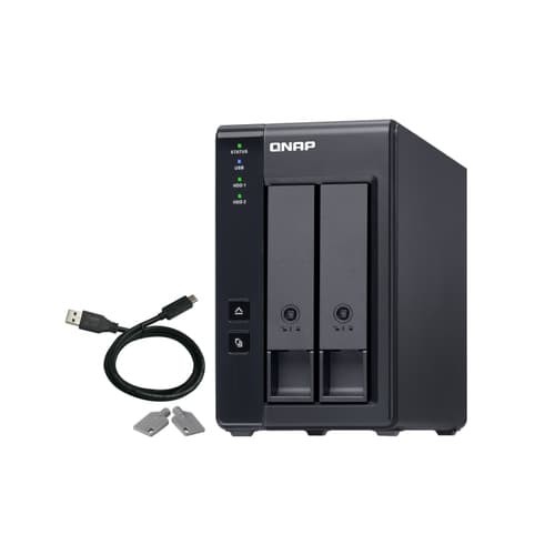 QNAP TR-002 Raid Expansion 2XHDD-Bay 1xUSB-C 3.2