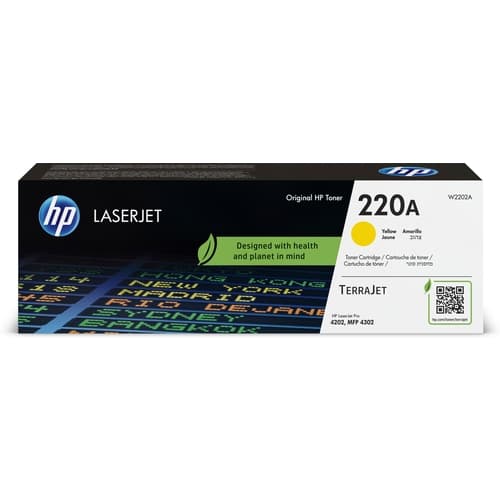 Toner HP #220A amarillo Color Ljet Pro 4202 4302  Terrajet 1.800p.
