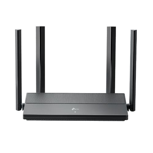 ROUTER WIFI DUAL BAND TP-LINK EX141 WIFI 6 AX1500 300Mbps EN 2,4GHZ Y 1201Mps EN 5GHZ 1xWAN Gb 3xGb 4 ANTENAS