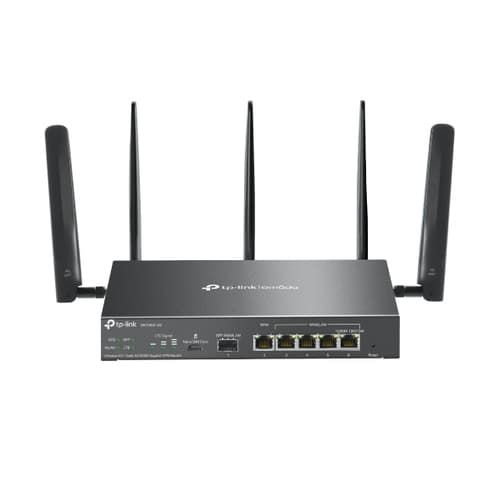 ROUTER VPN TP-LINK ER706W-4G  GIGABIT OMADA AX3000 RANURA NanoSIM 4G 1P SFP Y 5P RJ45 OMADA MESH WIFI6 DOBLE BANDA