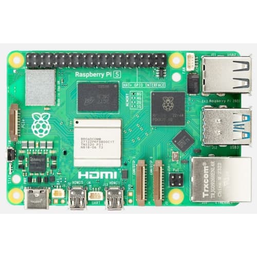 Raspberry Pi 5 8GB - Broadcom BCM2712 4-Core - 2 x microHDMI - 4Kp60 - 802.11ac Wifif - BT 5.0 - microSD slot - 2 x USB 3.0 - 2 x USB 2.0 - GbE - PoE+ - 5V/5A DC USB-C - 40-pin header - Power Button