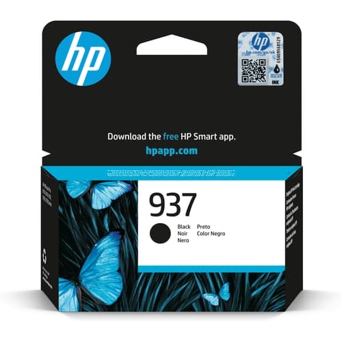 HP 937 Negro Cartucho de Tinta Original - 4S6W5NE
