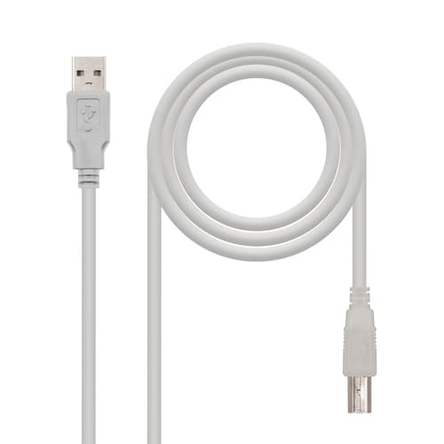 CABLE USB 2.0 IMPRESORA TIPO A/M-B/M, 1.0 M