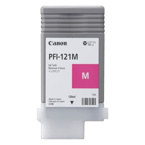 CANON Tinta gran formato Magenta para TM-255,TM-350,TM-355  PFI-121M 130ml