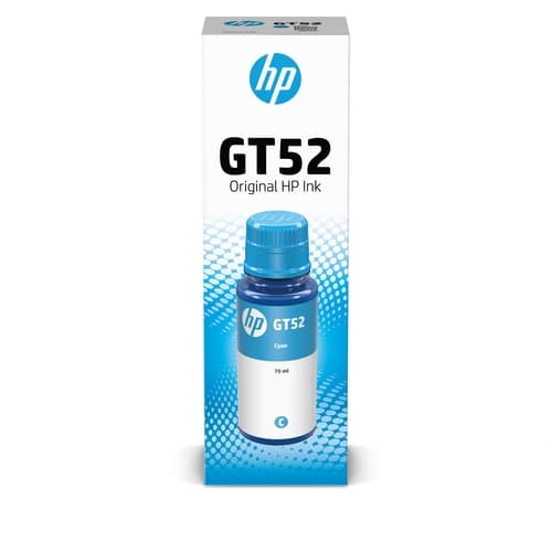 HP Botellas de tinta GT52 Cian
