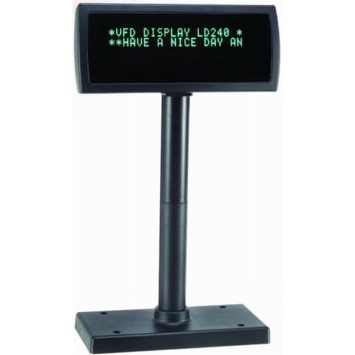 TML VISOR LD 240 USB NEGRO - 20COLUMNAS - 2 LINEAS - 4 POSICIONES