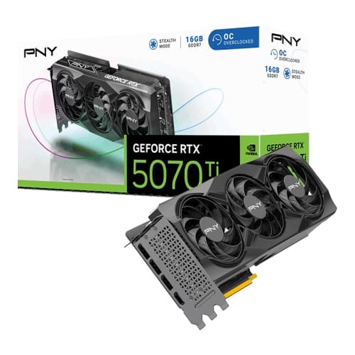 PNY GeForce RTX 5070Ti 16GB Overclocked Triple Fan