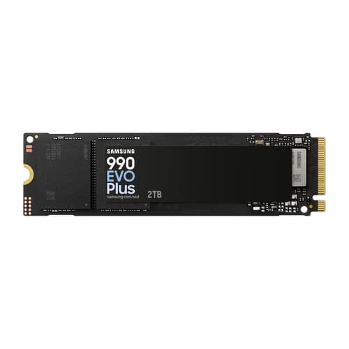 Samsung 990 EVO Plus SSD 2TB PCIe 4.0x 4  NVMe 2.0 - 7250MPBS / 6300MBPS