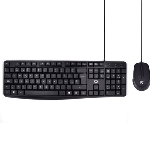 Ewent EW3006 teclado USB QWERTY Espa?ol Negro