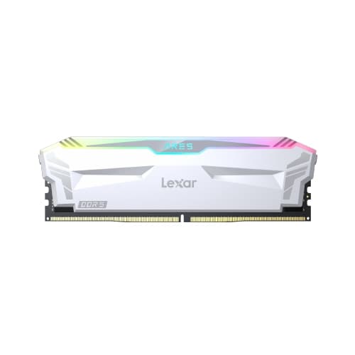 Lexar Ares White DDR5 - 32GB (2X16GB) -  6400Mhz - CL32 1.4V - RGB - Blanca