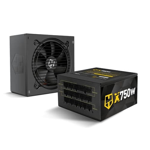 FUENTE ALIMENTACION 750W NOX HUMMER X PFC-ACTIVO 80+GOLD MODULAR 12CM ATX