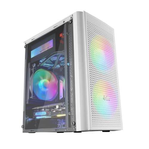 Mars Gaming caja MICRO-ATX MC300W WHITE