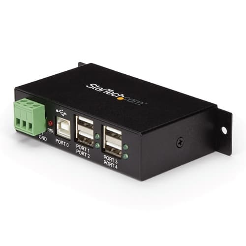 StarTech.com Hub Industrial de 4 Puertos USB 2.0 con Proteccion Antiestatica ESD