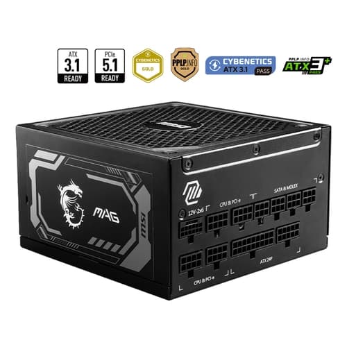 MSI Fuente Alimentación MAG A1250GL 1250W 80+ Gold