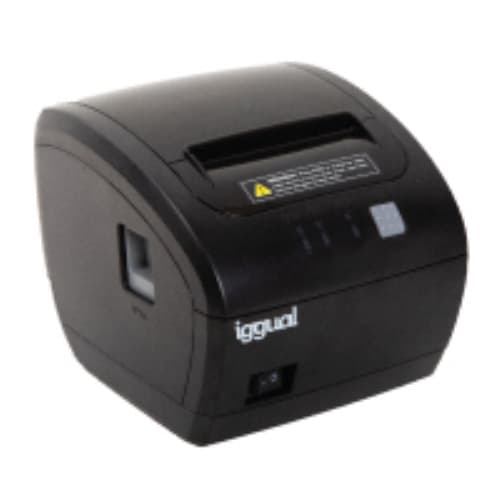 iggual Impresora térmica TP EASY 80 USB+RJ11 negra