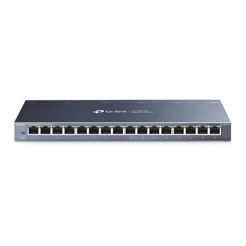 TPLink TL-SG116 - Swtich 16 Puertos - RJ-45 - 10/100/1000Mbps - No gestionable - Carcasa metálica - No rack