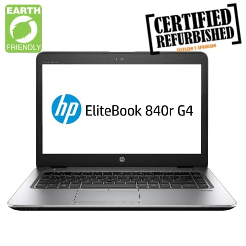 HP EliteBook 840R G4 - Intel Core i5-7th - 8GB - 256GB SSD M.2 - 14" - Windows 10 Pro - Grado A - Certified refurbished