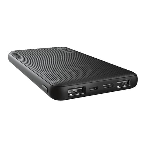 POWERBANK UNIVERSAL TRUST URBAN PRIMO 10000 ULTRAFINA- 10000MAH - 2 X USB-A - 1 USB-C 24678