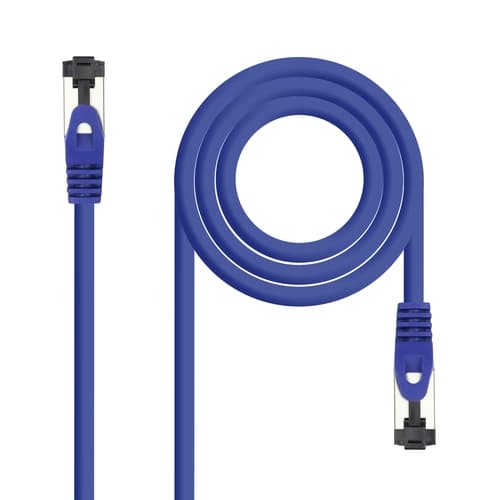 CABLE RED CAT.8.1 2GHZ LSZH SSTP AWG26 AZUL 1 M