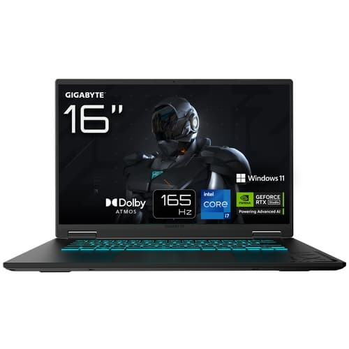 PORTATIL GIGABYTE A16 CWHI3ES864SH I7-13620H 32GB 1TB RTX5070 16"WUXGA W11H