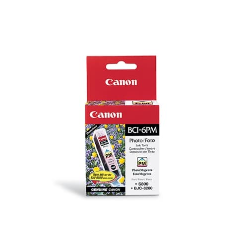 CANON CARTUCHO FOTO MAGENTA BCI6PM 13ML S-/800/820/820D/930D/900/9000 I-/905D/950/965/990/9100/9500/9950 IP-/8500/6000D