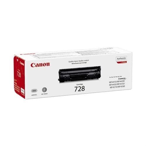 CANON TONER NEGRO CRG728 2.100 PAG. I-SENSYS MF/4410/4430/4450/4550D/4570DN/4580DN I-SENSYS FAX L/150/170 3500B002