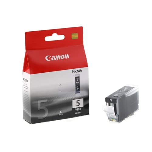 CANON CARTUCHO NEGRO PGI5BK IX/4000/5000 IP/4200/4500/5200/5200R/3300/4300/5300/6600D/6700D MP/500/800/830/530/600/810/510/610/520/150 MX/700/850