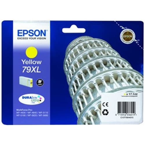 EPSON CARTUCHO AMARILLO 79XL CAPACIDAD 2.000 PAGINAS WF 46XX/51XX/56XX