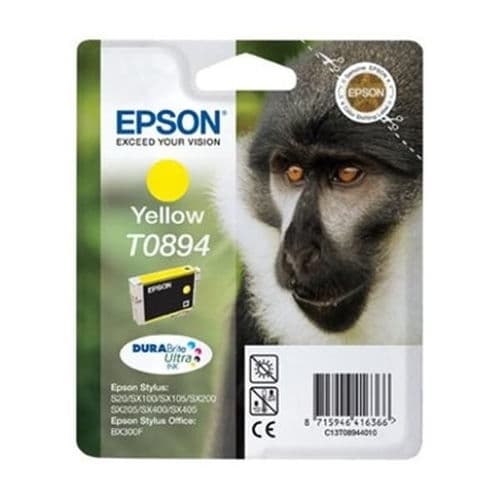 EPSON CARTUCHO AMARILLO 3,5ML STYLUS S/20/21 SX/100/105/110/115/205/215/218/405/415 OFFICE BX/300F