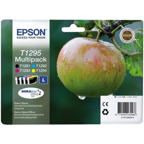 EPSON CARTUCHO RAINBOW PACK STYLUS SX/420W/425W/525WD/620FW OFFICE/B42WD/BX305/320FW/525WD/625FWD/925FWD SX/235W/445W