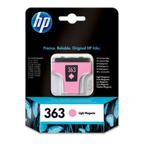 HP CARTUCHO MAGENTA CLARO Nº363 PHOTOSMART/3110/3200/3210/3310/8200/8250/C5180/6180/7100/C6180/C6200/C6280/C7100/C6170
